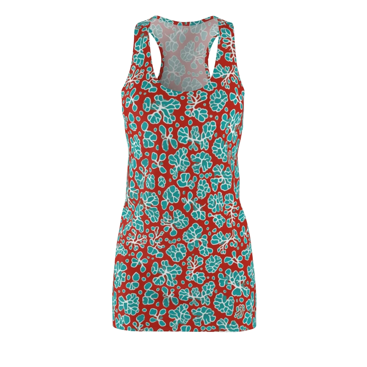 Vermilion Reef on Racerback Dress — Front