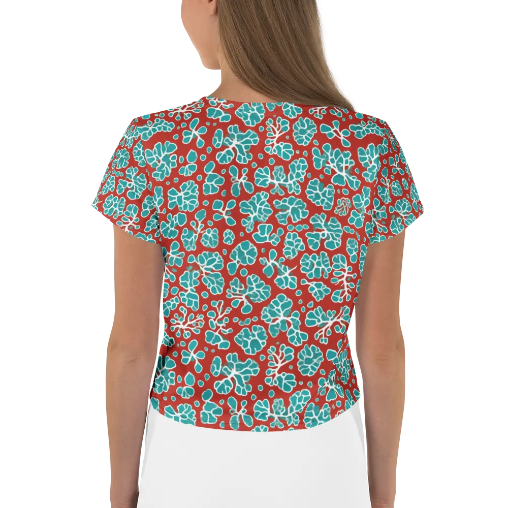Vermilion Reef on Crop Tee — Back