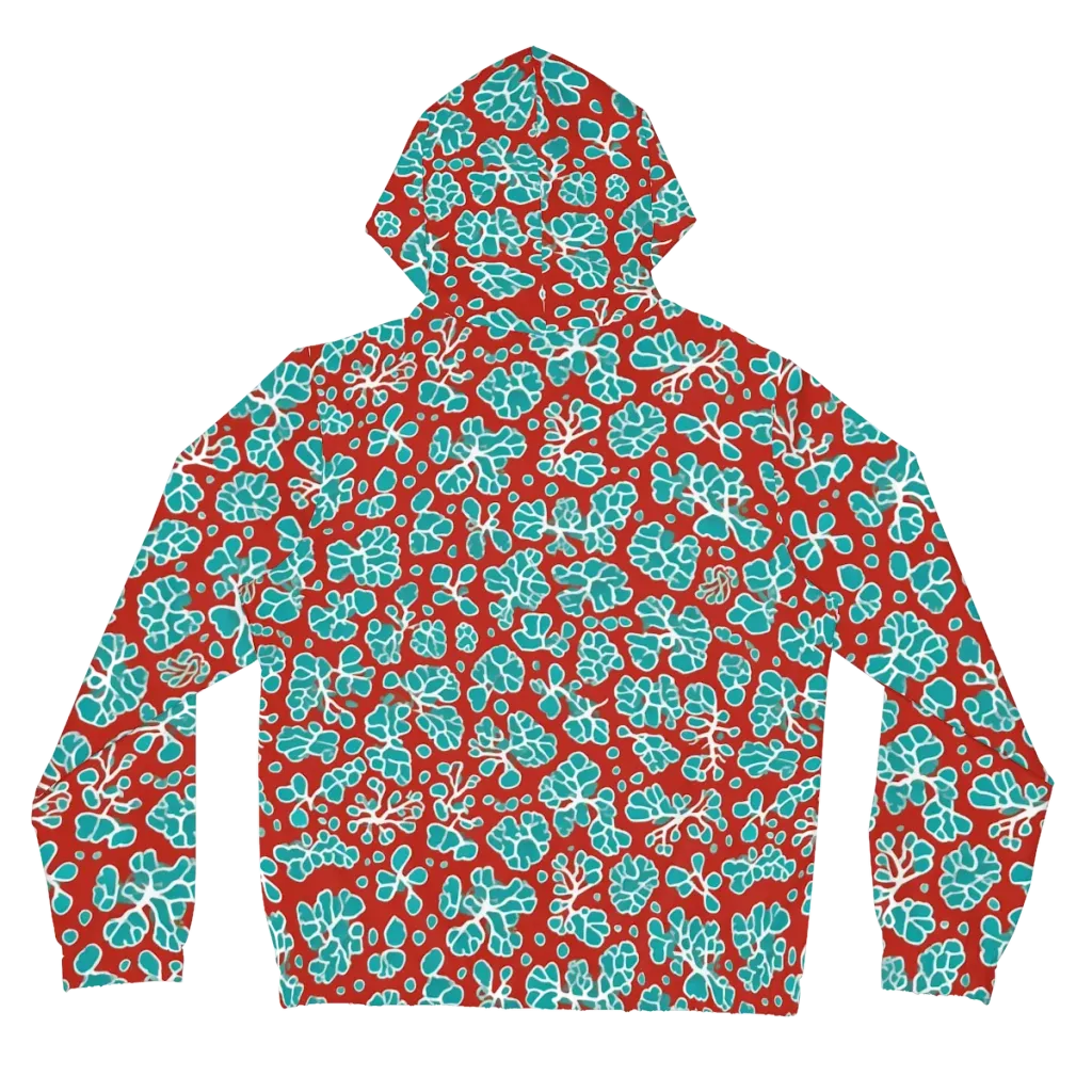 Vermilion Reef on Women's Full-Zip Hoodie — Back