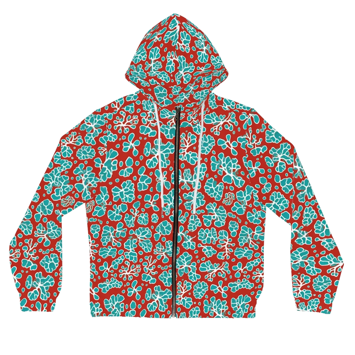 Vermilion Reef on Women's Full-Zip Hoodie — Front