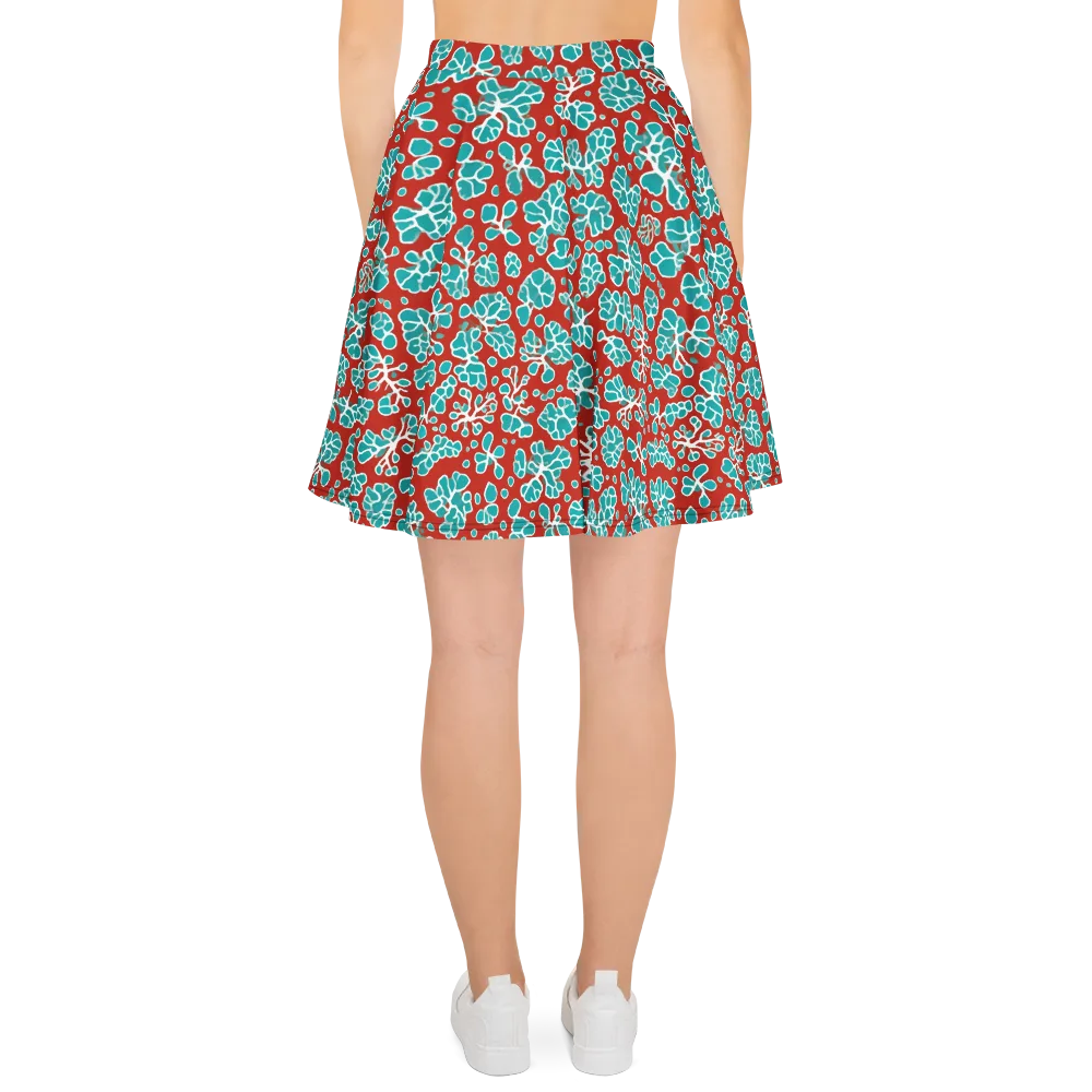 Vermilion Reef on Skater Skirt — Back