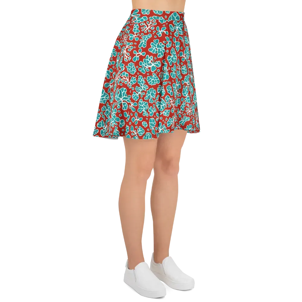 Vermilion Reef on Skater Skirt — Right