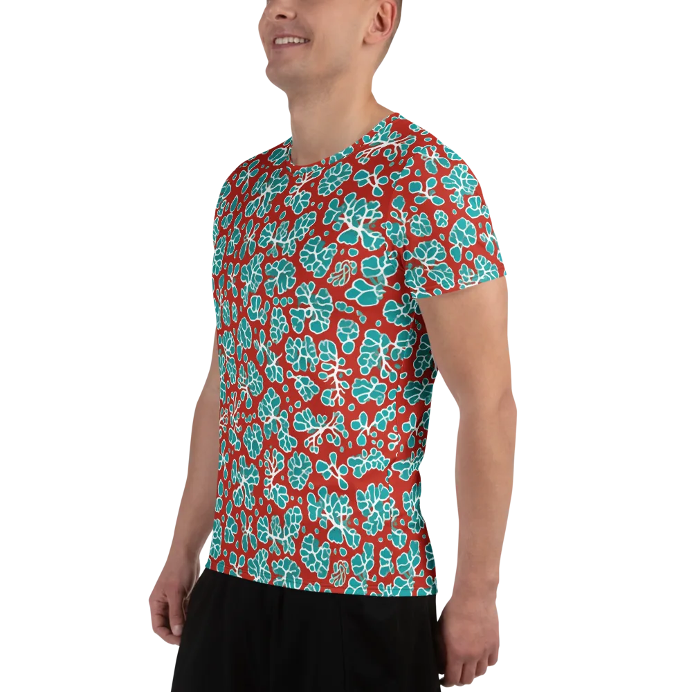 Vermilion Reef on Men's Athletic T-Shirt — Left