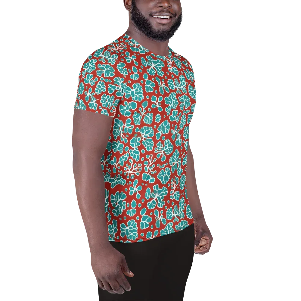Vermilion Reef on Men's Athletic T-Shirt — Right