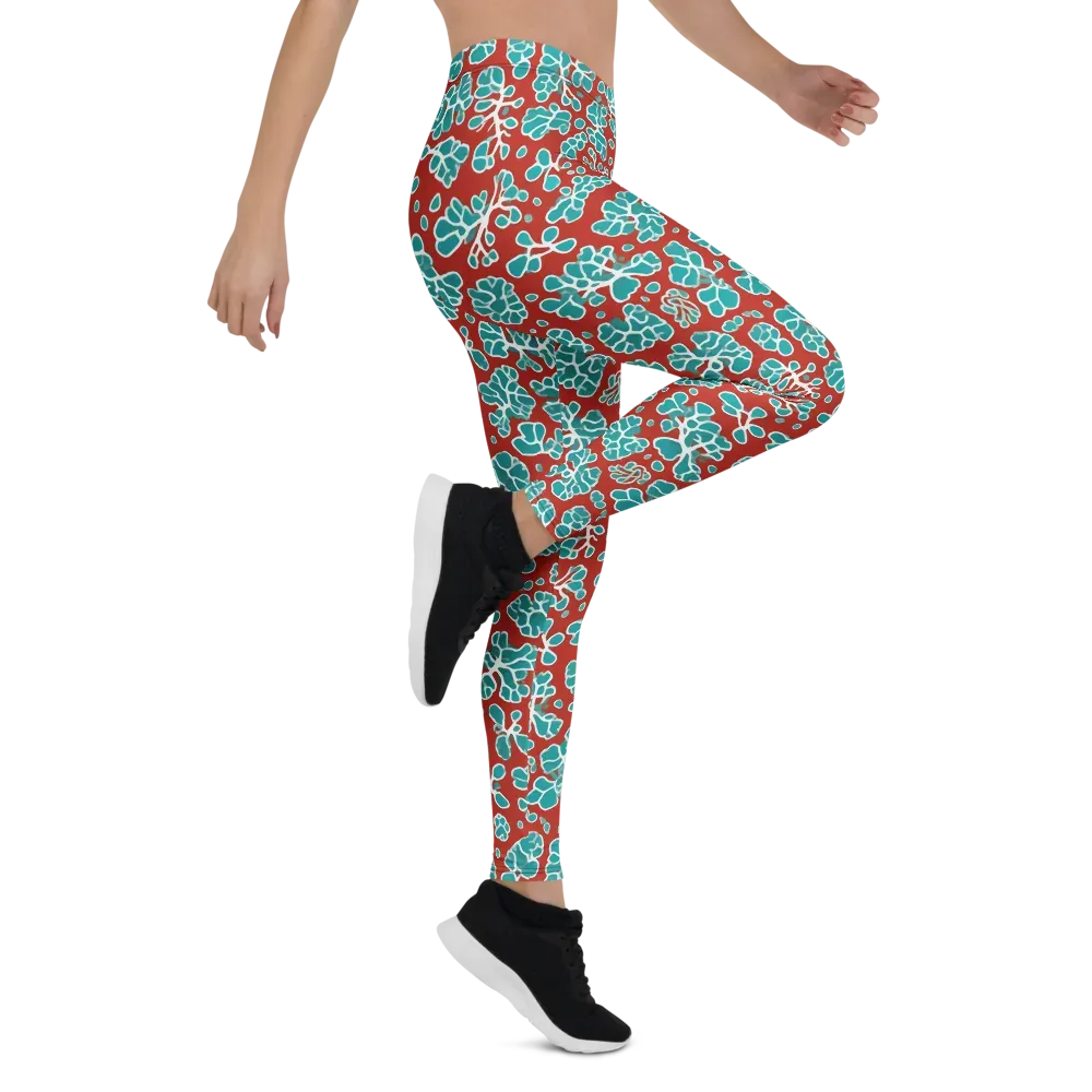 Vermilion Reef on Leggings — Right