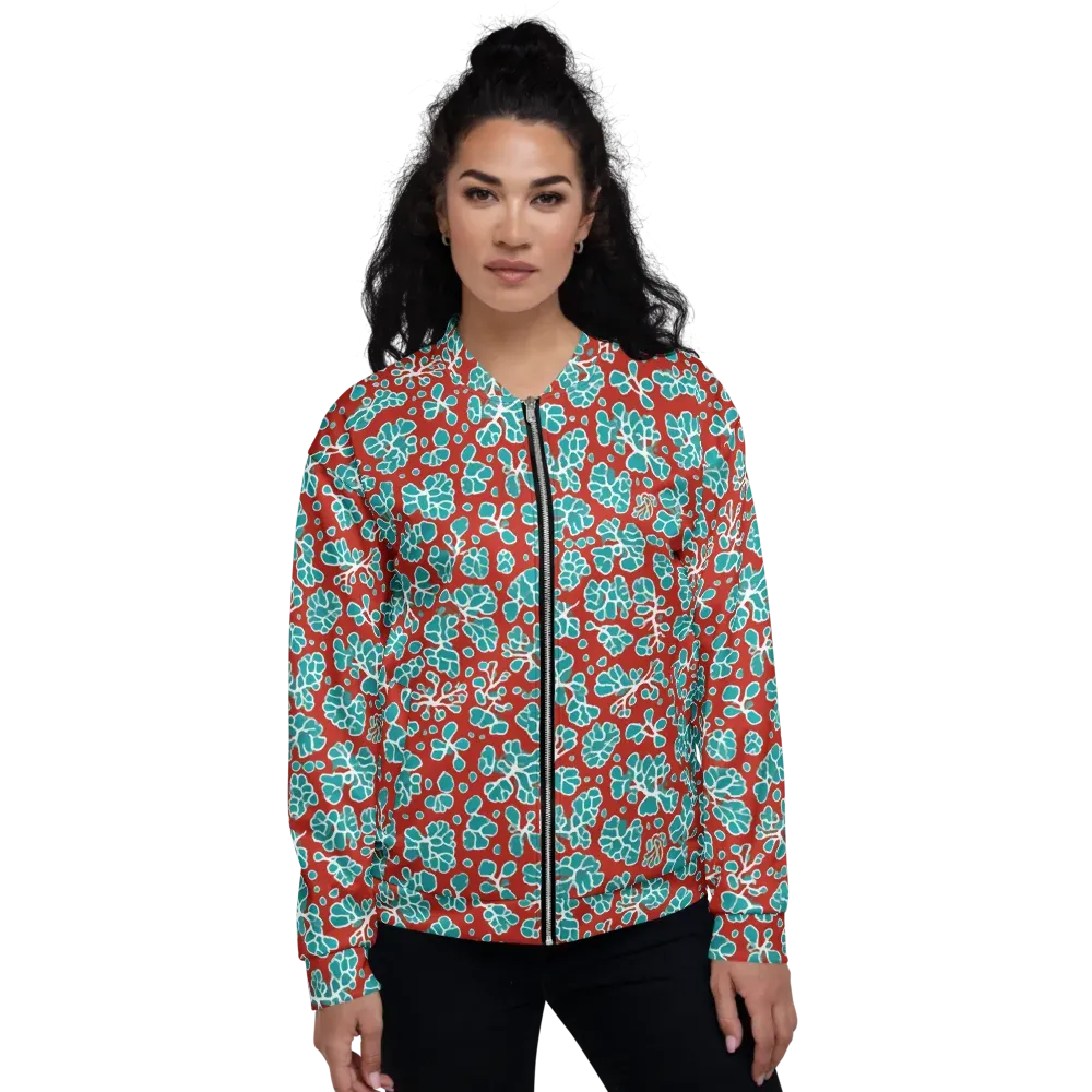 Vermilion Reef on Bomber Jacket — Front