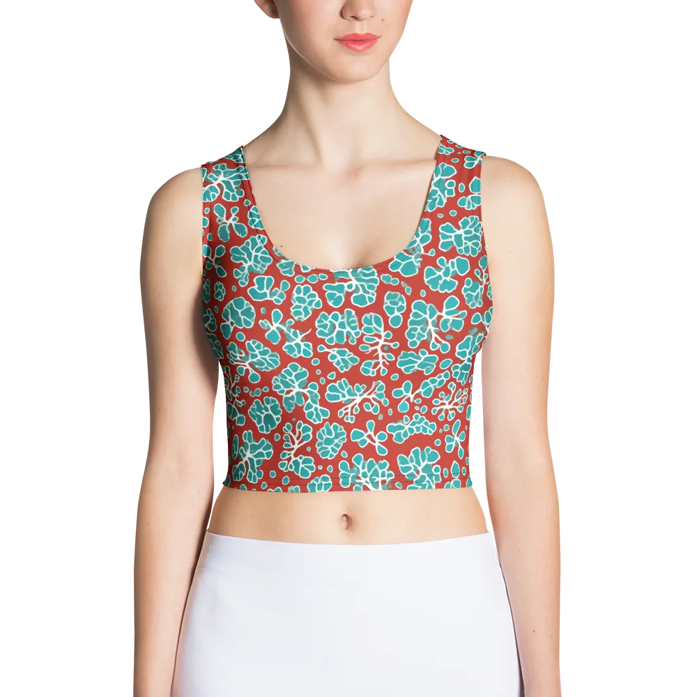 Vermilion Reef on Crop Top — Front
