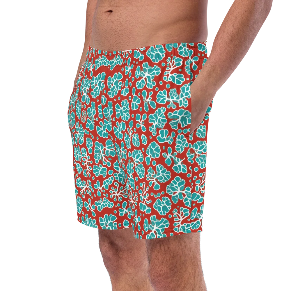 Vermilion Reef on Swim Trunks — Left Front