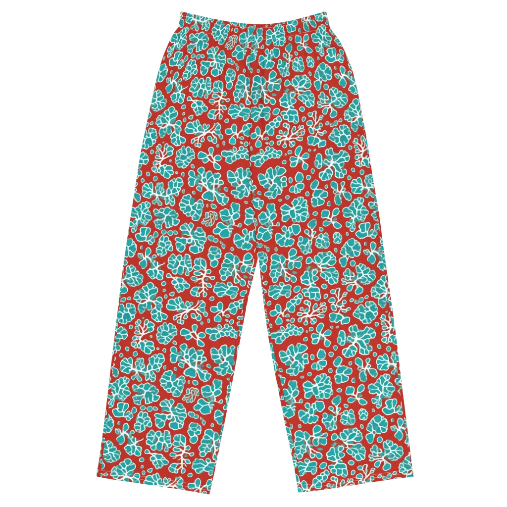 Vermilion Reef on Wide-Leg Pants — Front