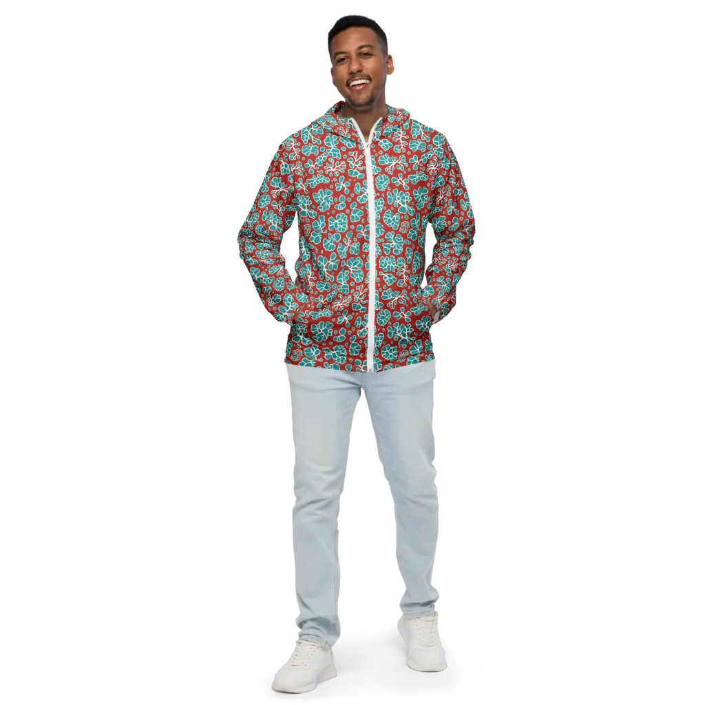 Vermilion Reef on Men's Windbreaker — Front