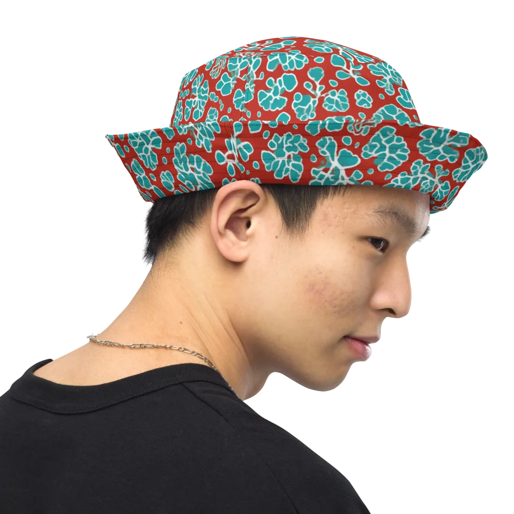 Vermilion Reef on Reversible Bucket Hat — Right Outside