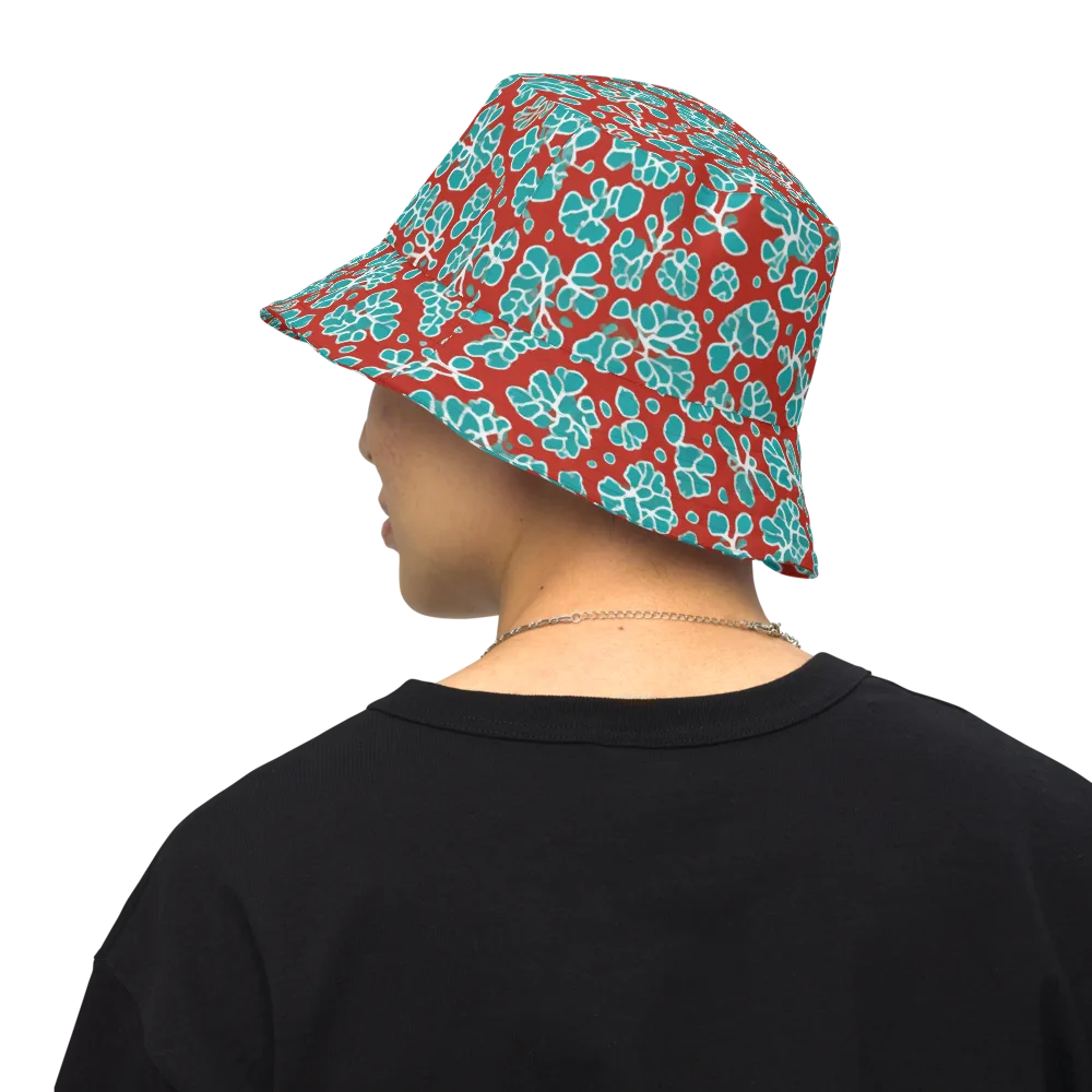 Vermilion Reef on Reversible Bucket Hat — Back Inside