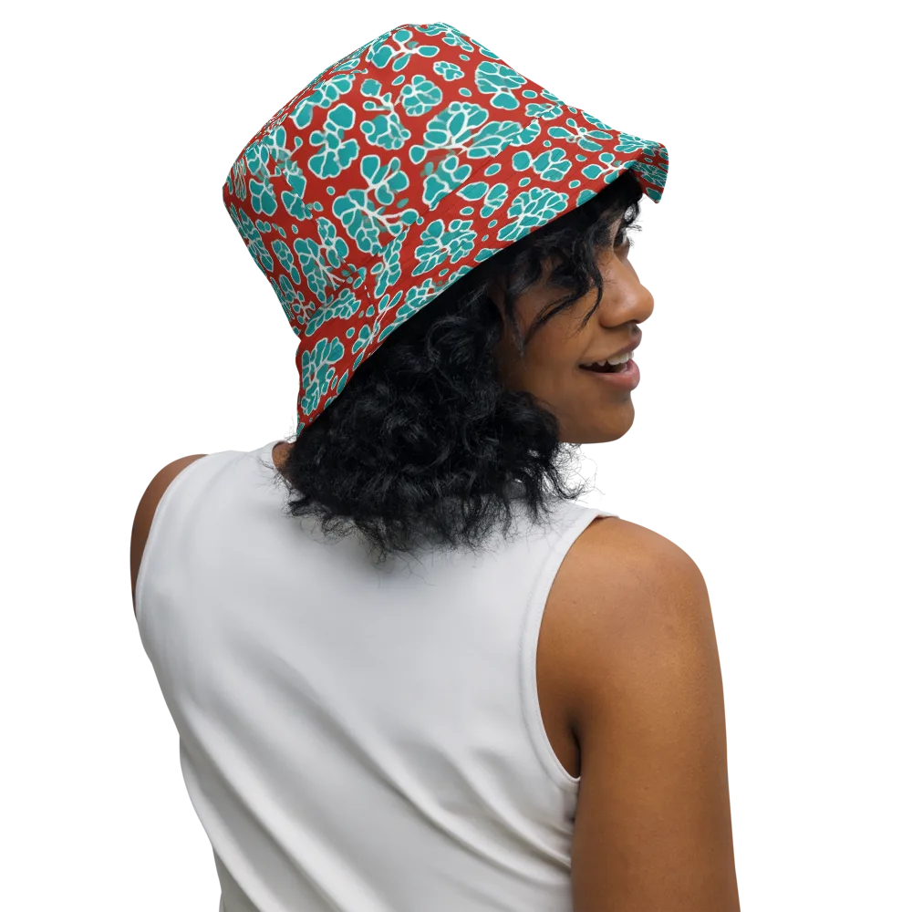 Vermilion Reef on Reversible Bucket Hat — Right Outside