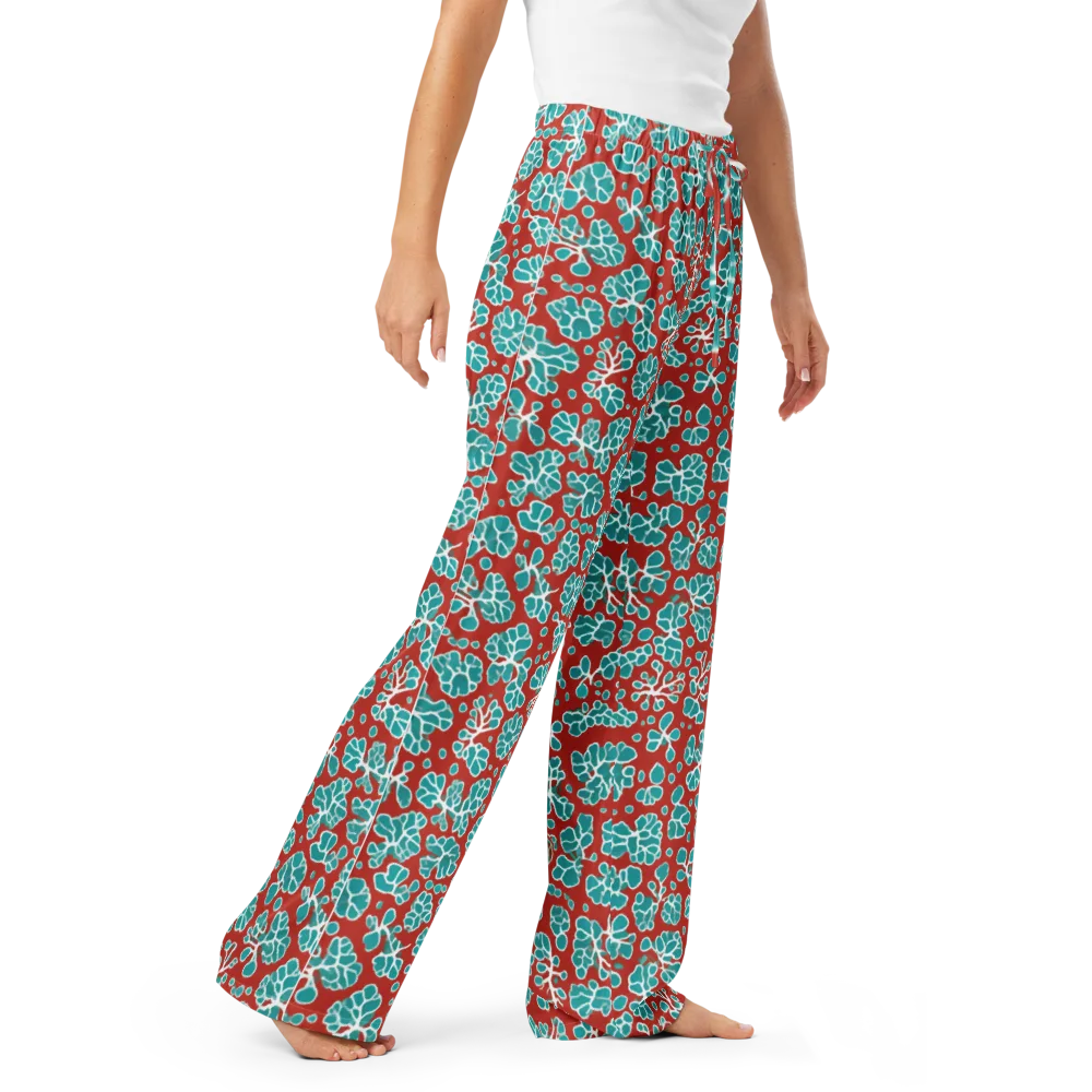 Vermilion Reef on Women's Pajama Pants — Right Front