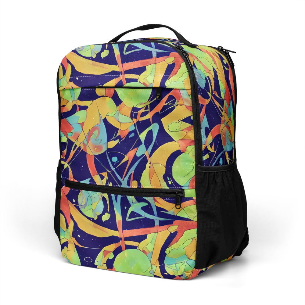 Solar Fronds on Utility Backpack — Left Front
