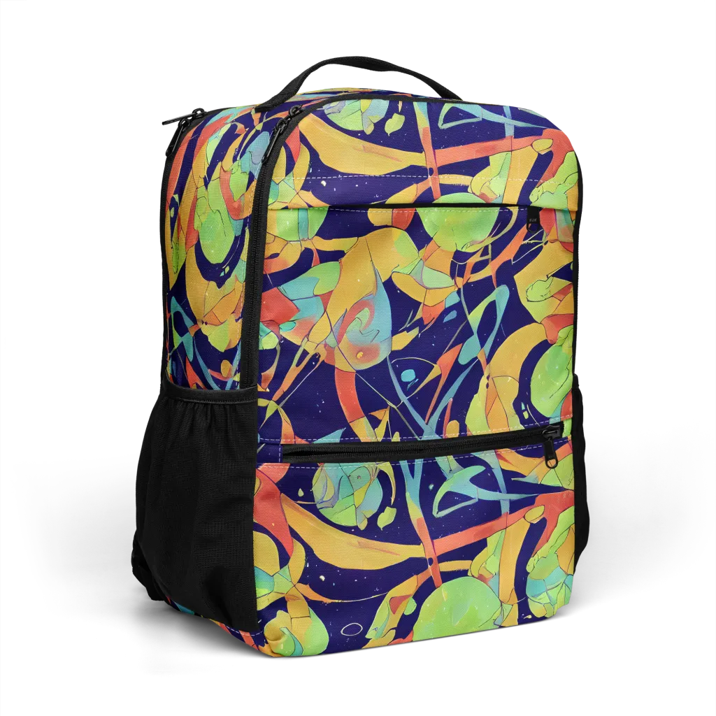 Solar Fronds on Utility Backpack — Right Front