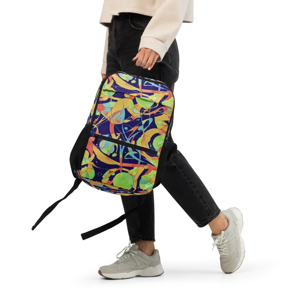 Solar Fronds on Utility Backpack — Front