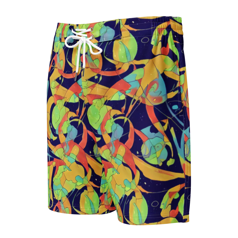 Solar Fronds on Men's Board Shorts — Front