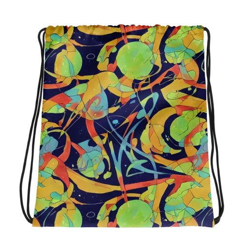 Solar Fronds on a Drawstring Bag