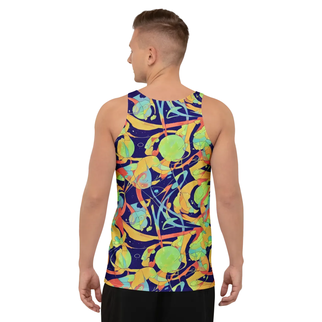 Solar Fronds on Men's Tank Top — Back