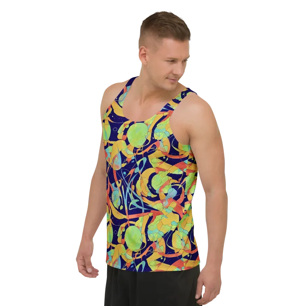 Solar Fronds on Men's Tank Top — Left Front