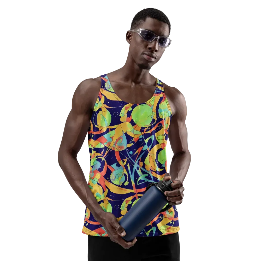 Solar Fronds on Men's Tank Top — Front