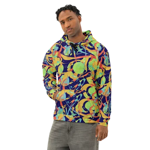 Solar Fronds on a Cotton Hoodie