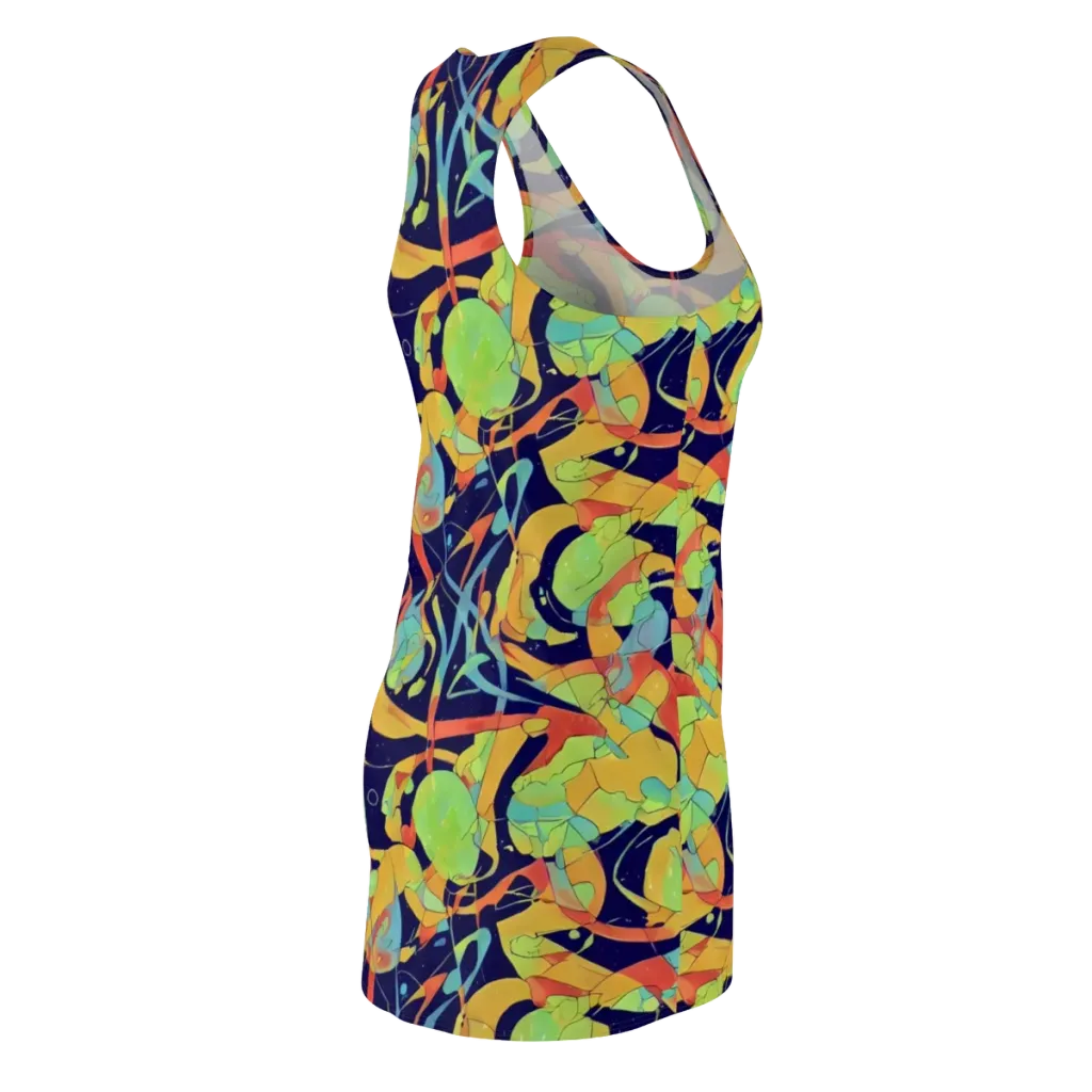 Solar Fronds on Racerback Dress — Back Side