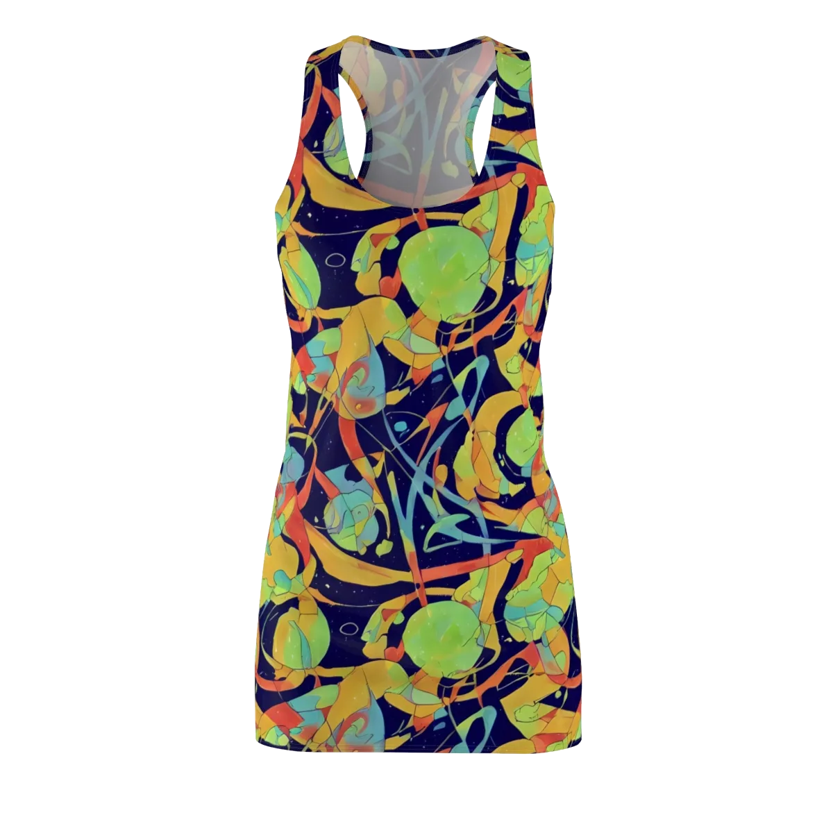 Solar Fronds on Racerback Dress — Front