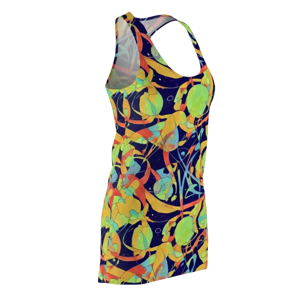 Solar Fronds on Racerback Dress — Front Side