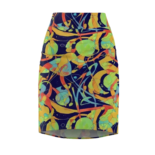 Solar Fronds on a Pencil Skirt