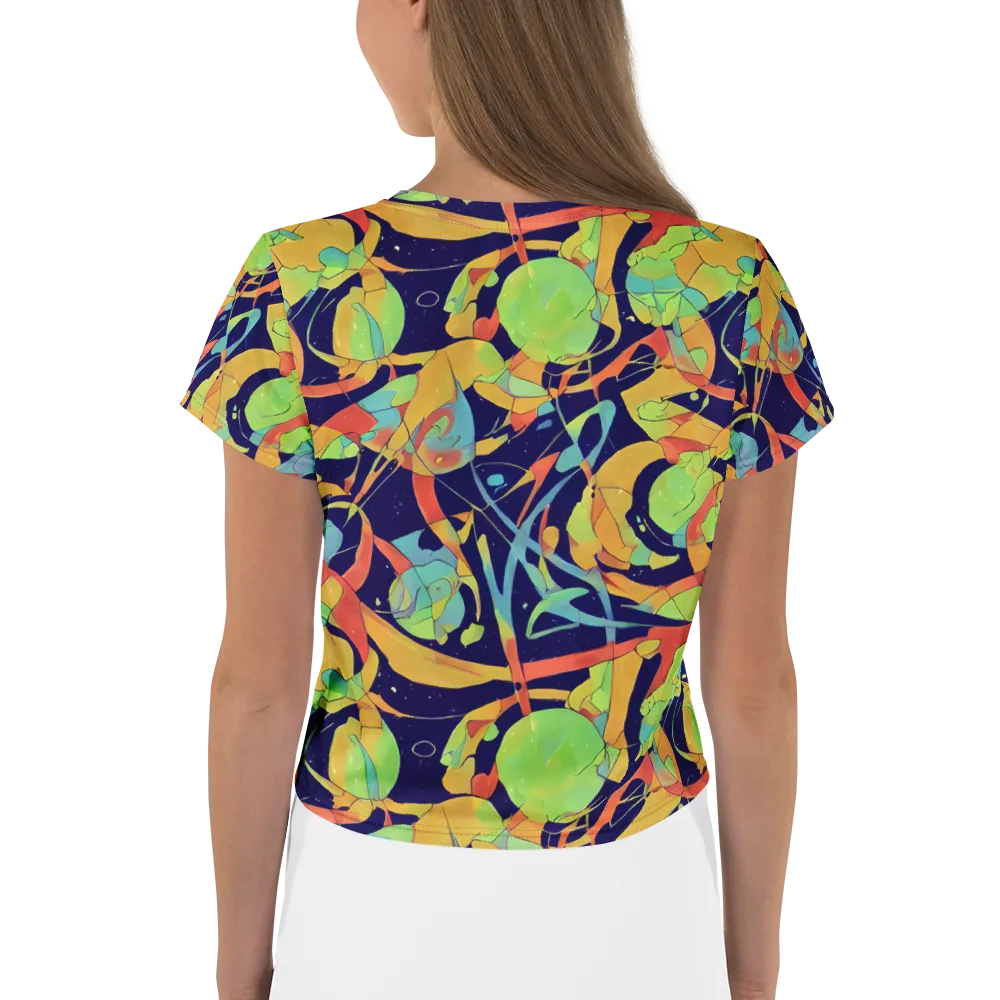 Solar Fronds on Crop Tee — Back