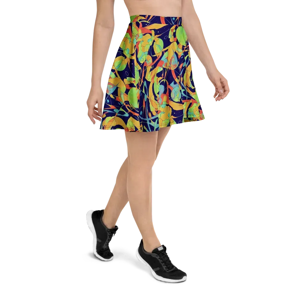 Solar Fronds on Skater Skirt — Right