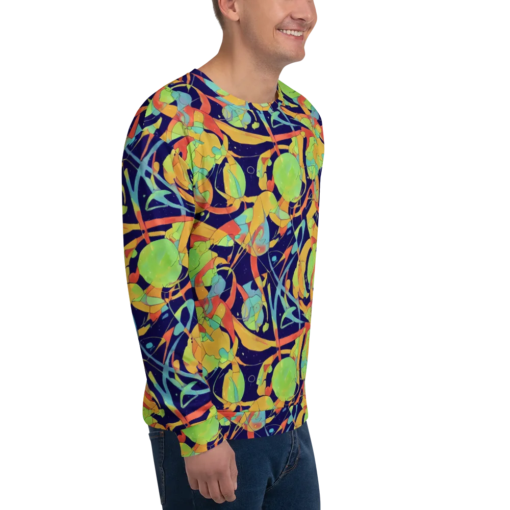 Solar Fronds on Sweatshirt — Right Front