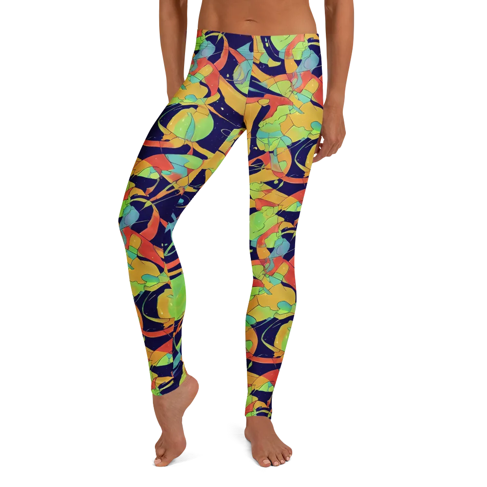 Solar Fronds on Leggings — Front