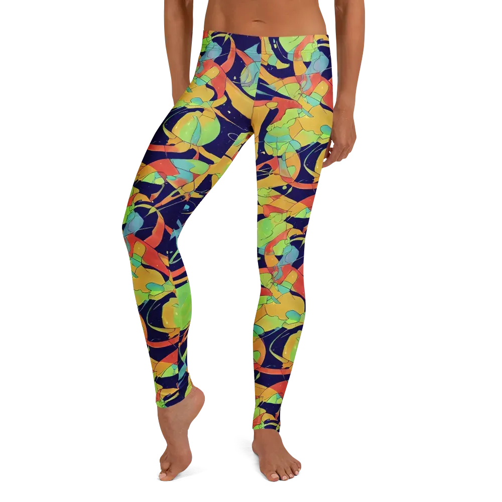 Solar Fronds on Leggings — Front