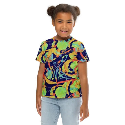 Solar Fronds on a Kids Crew Neck T-Shirt