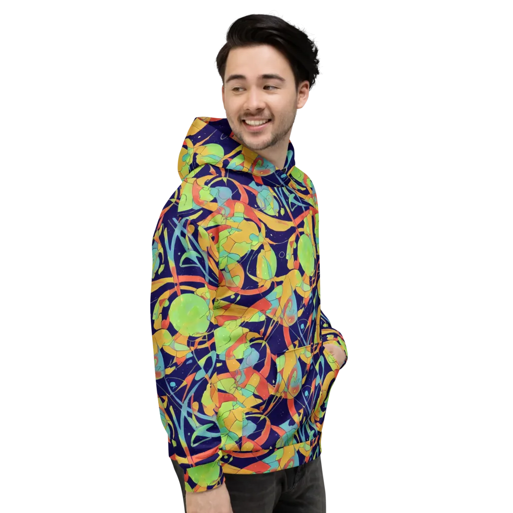 Solar Fronds on Hoodie — Right