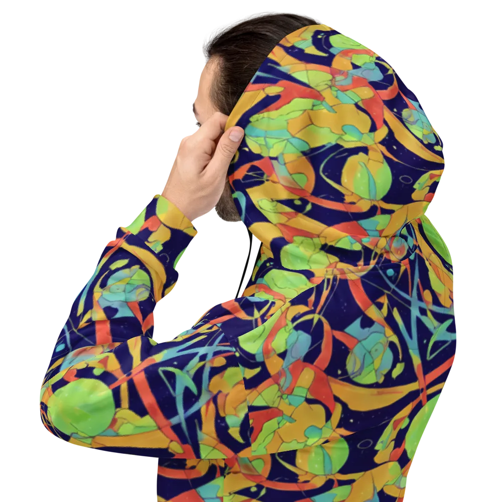 Solar Fronds on Hoodie — Back