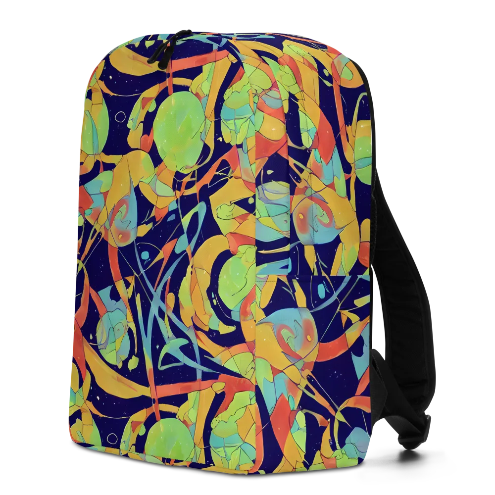 Solar Fronds on Minimalist Backpack — Left