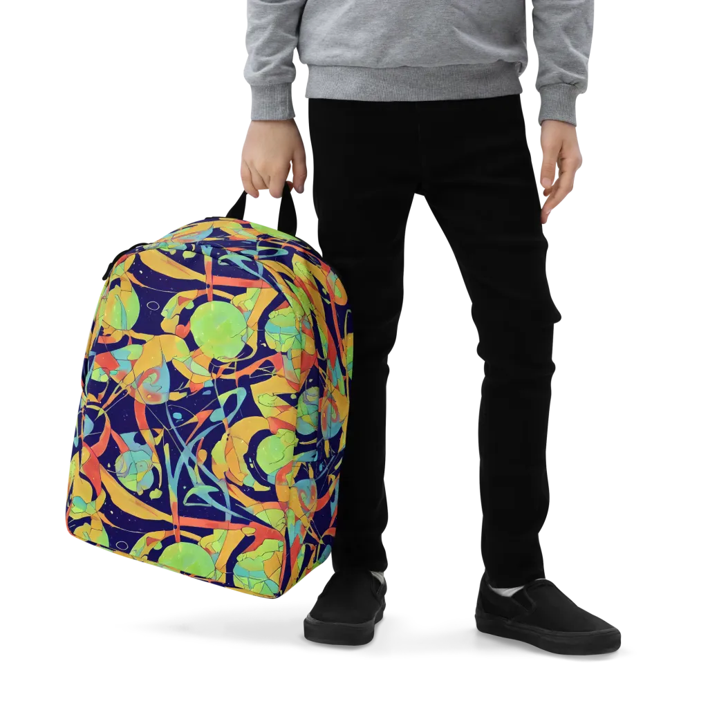 Solar Fronds on Minimalist Backpack — Zoomed-in