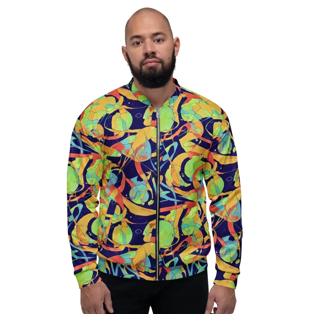 Solar Fronds on Bomber Jacket — Front