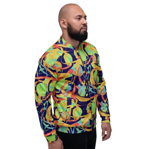Solar Fronds on a Bomber Jacket