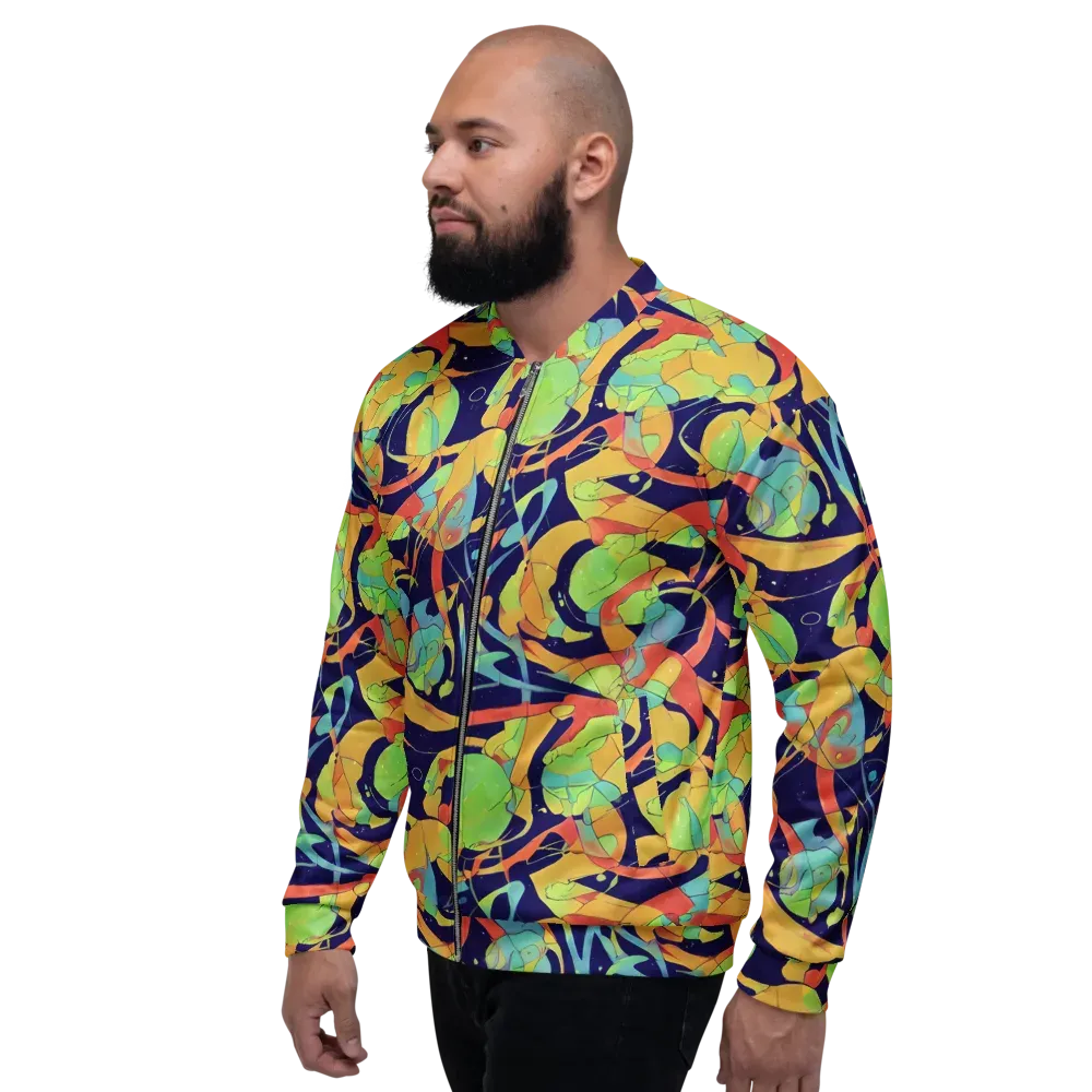 Solar Fronds on Bomber Jacket — Left