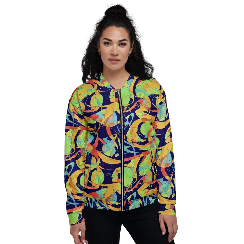 Solar Fronds on Bomber Jacket — Front
