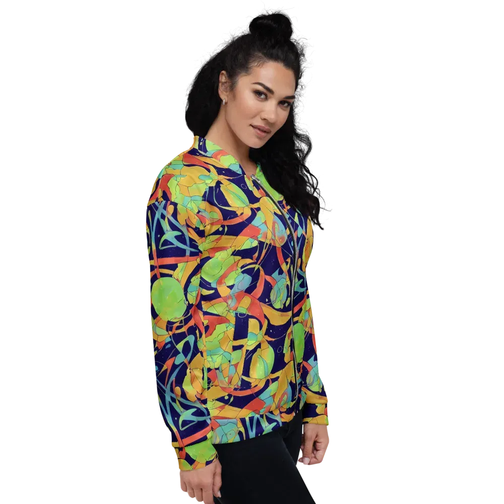 Solar Fronds on Bomber Jacket — Right