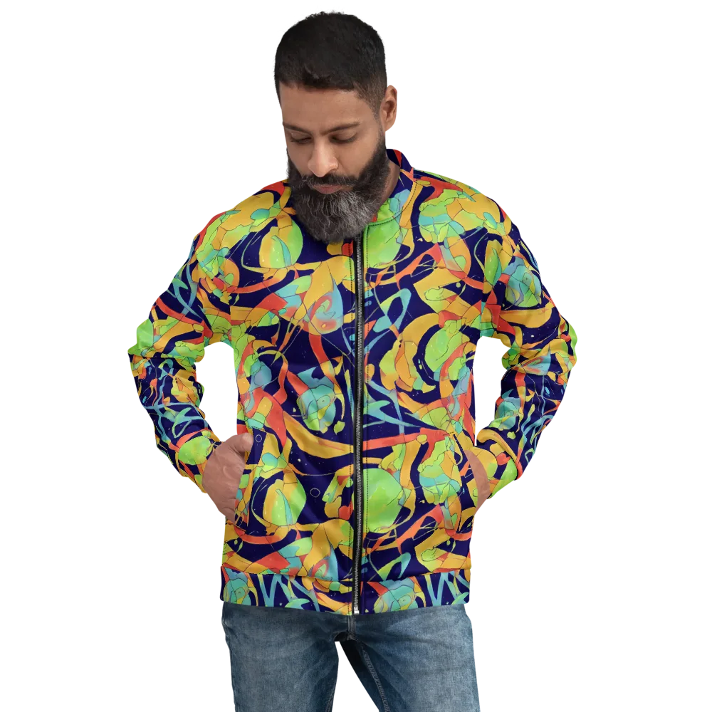 Solar Fronds on Bomber Jacket — Front