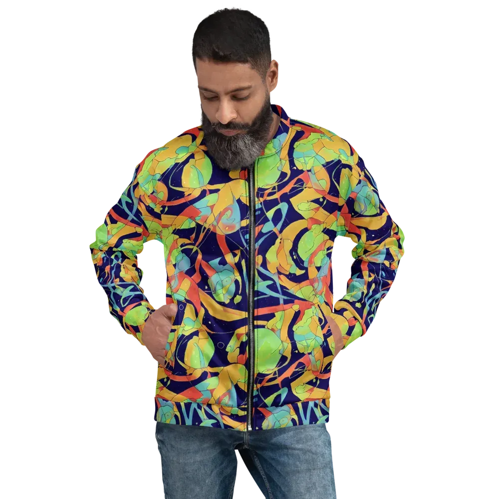 Solar Fronds on Bomber Jacket — Front