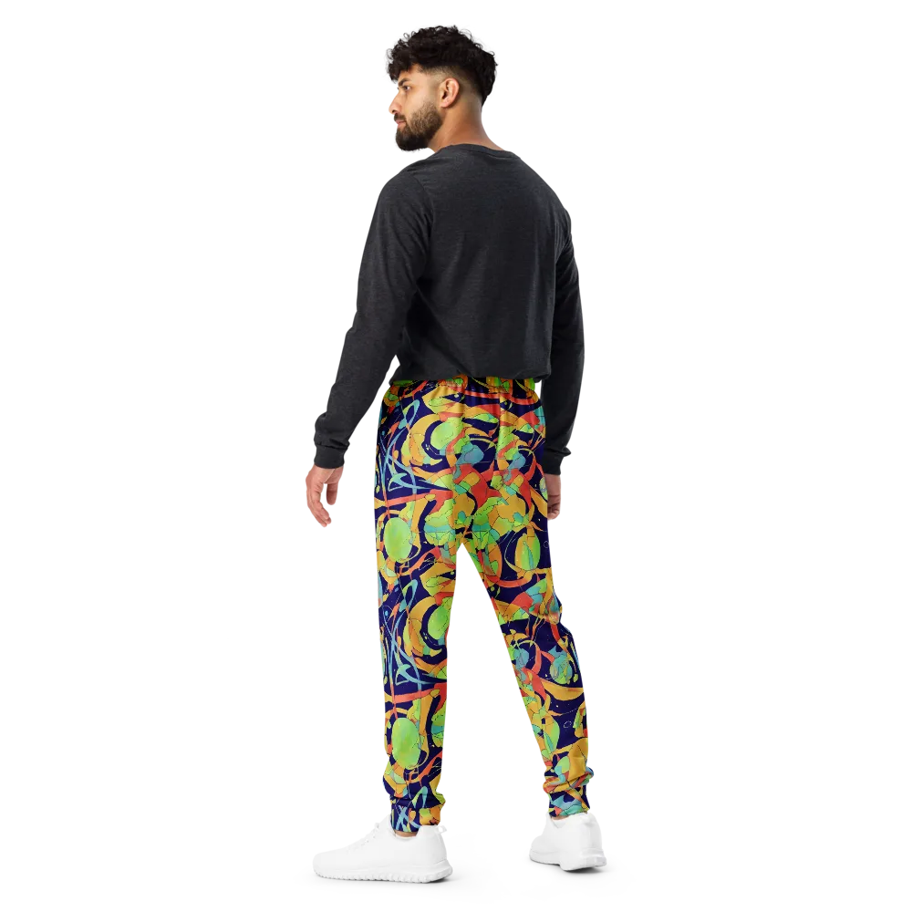 Solar Fronds on Men's Joggers — Back