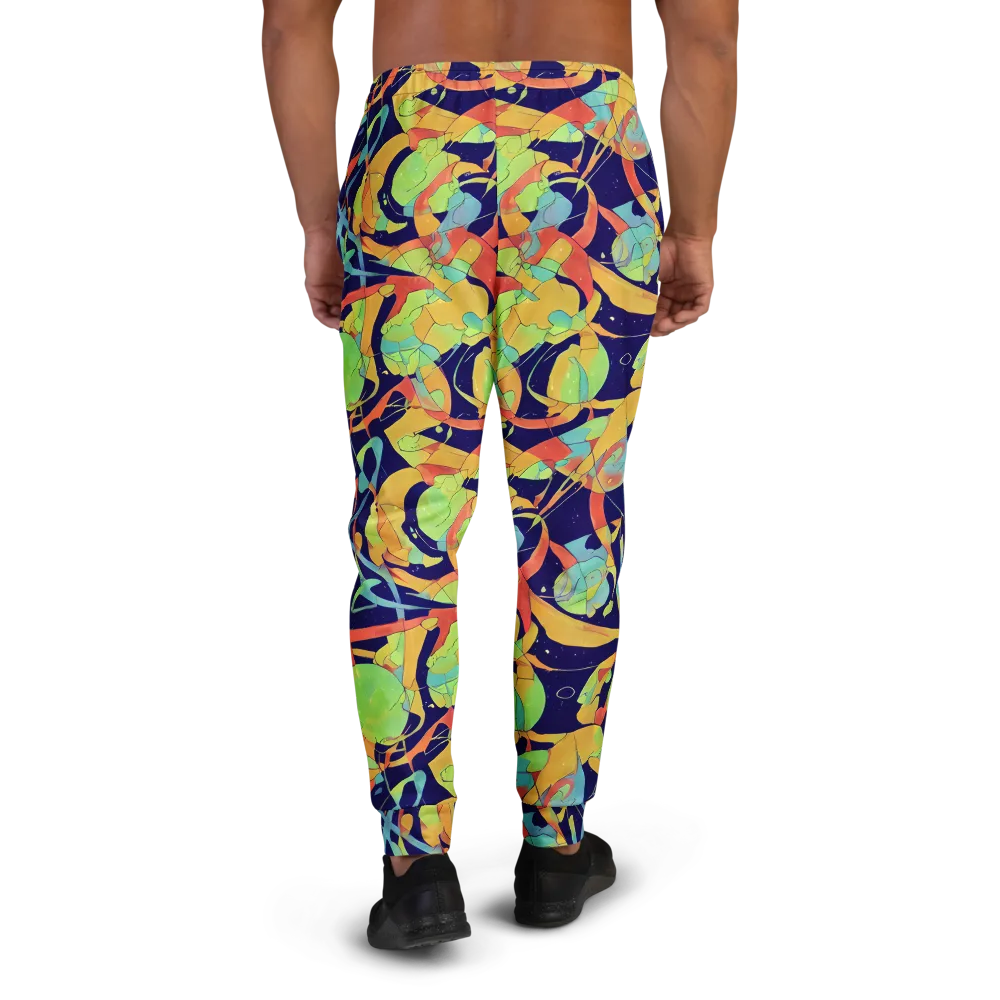Solar Fronds on Men's Joggers — Back